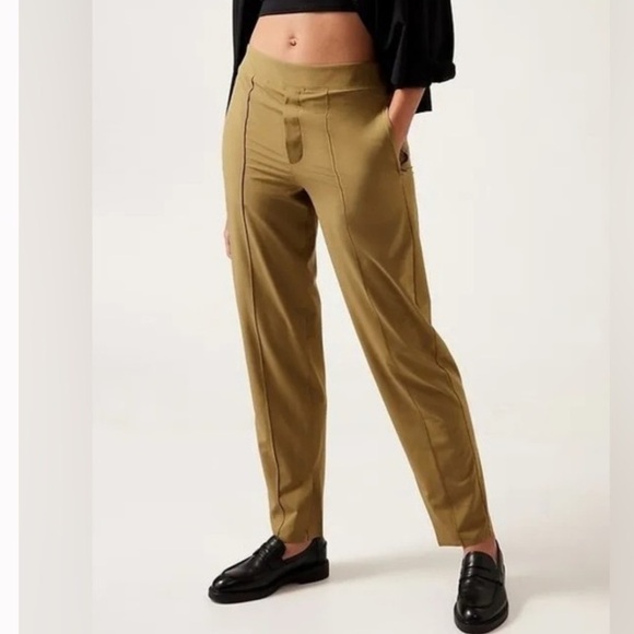 Athleta Vienna Slim Pant in Tapestry Gold Size 4 - Picture 1 of 11